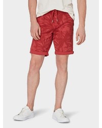 rote bedruckte Shorts von Tom Tailor Denim
