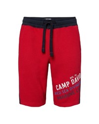 rote bedruckte Sportshorts von Camp David