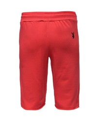 rote bedruckte Sportshorts von Playboy