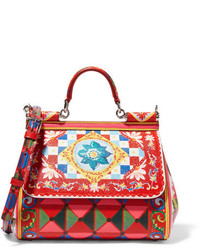 rote bedruckte Taschen von Dolce & Gabbana