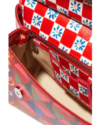 rote bedruckte Taschen von Dolce & Gabbana