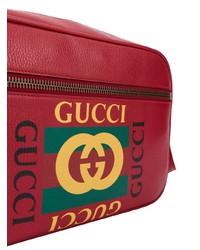 rote bedruckte Umhängetasche von Gucci