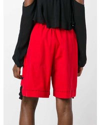 rote Bermuda-Shorts von Thierry Mugler Vintage