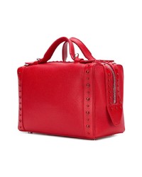 rote beschlagene Shopper Tasche aus Leder von Tod's