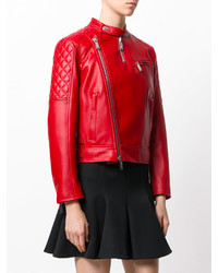 rote Bikerjacke von Dsquared2