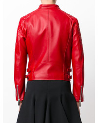 rote Bikerjacke von Dsquared2