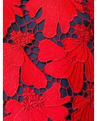 rote Bluse mit Blumenmuster von Tory Burch