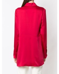 rote Bluse mit Knöpfen von Gloria Coelho