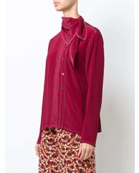 rote Bluse mit Knöpfen von Marni