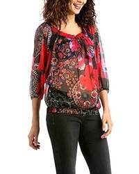 rote Bluse von Desigual