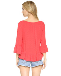 rote Bluse von Velvet