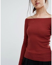 rote Bluse von Vero Moda
