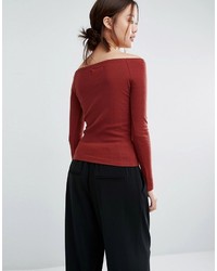 rote Bluse von Vero Moda