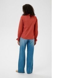rote Bluse von Kaffe
