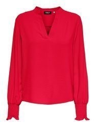 rote Bluse von Only