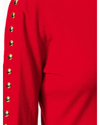 rote Bluse von Balmain