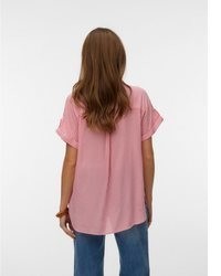 rote Bluse von Vero Moda