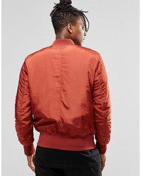 rote Bomberjacke von Asos