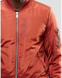 rote Bomberjacke von Asos