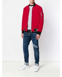 rote Bomberjacke von DSQUARED2