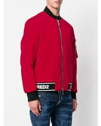 rote Bomberjacke von DSQUARED2