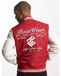 rote Bomberjacke von Rocawear