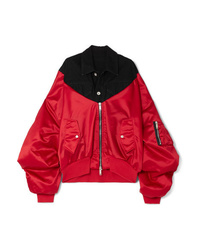 rote Bomberjacke von Unravel Project