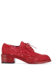 rote Brogues von Laurence Dacade