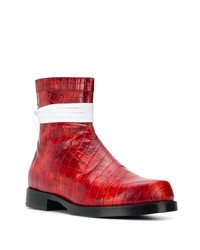 rote Chelsea Boots aus Leder von 1017 Alyx 9Sm