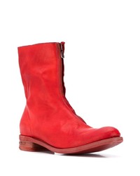 rote Chelsea Boots aus Leder von A Diciannoveventitre