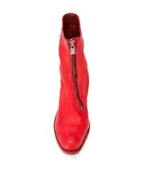 rote Chelsea Boots aus Leder von A Diciannoveventitre