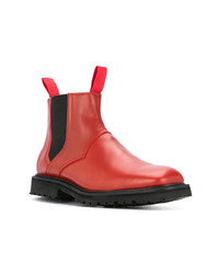 rote Chelsea Boots aus Leder von Mackintosh 0002