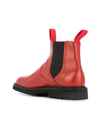 rote Chelsea Boots aus Leder von Mackintosh 0002