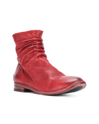 rote Chelsea Boots aus Leder von The Last Conspiracy