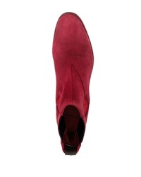 rote Chelsea Boots aus Wildleder von Premiata