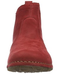 rote Chelsea Boots von El Naturalista