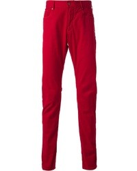 rote Chinohose von Armani Jeans
