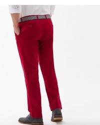 rote Chinohose von Brax