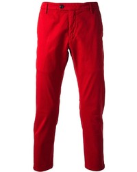 rote Chinohose