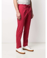 rote Chinohose von Incotex