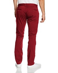 rote Chinohose von Hilfiger Denim