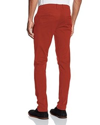 rote Chinohose von Selected Homme