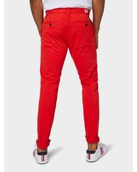 rote Chinohose von Tom Tailor