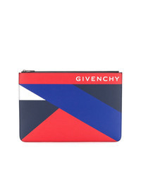 rote Clutch Handtasche mit geometrischem Muster