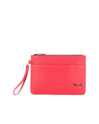 rote Clutch Handtasche von Fendi