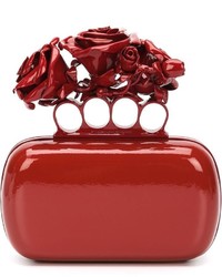 rote Clutch von Alexander McQueen