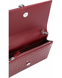 rote Clutch von Saint Laurent