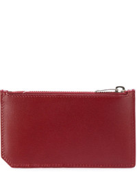 rote Clutch von Saint Laurent