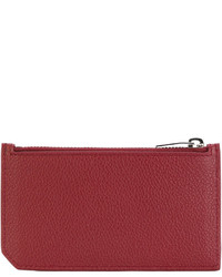 rote Clutch von Saint Laurent