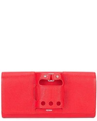 rote Clutch von Perrin Paris